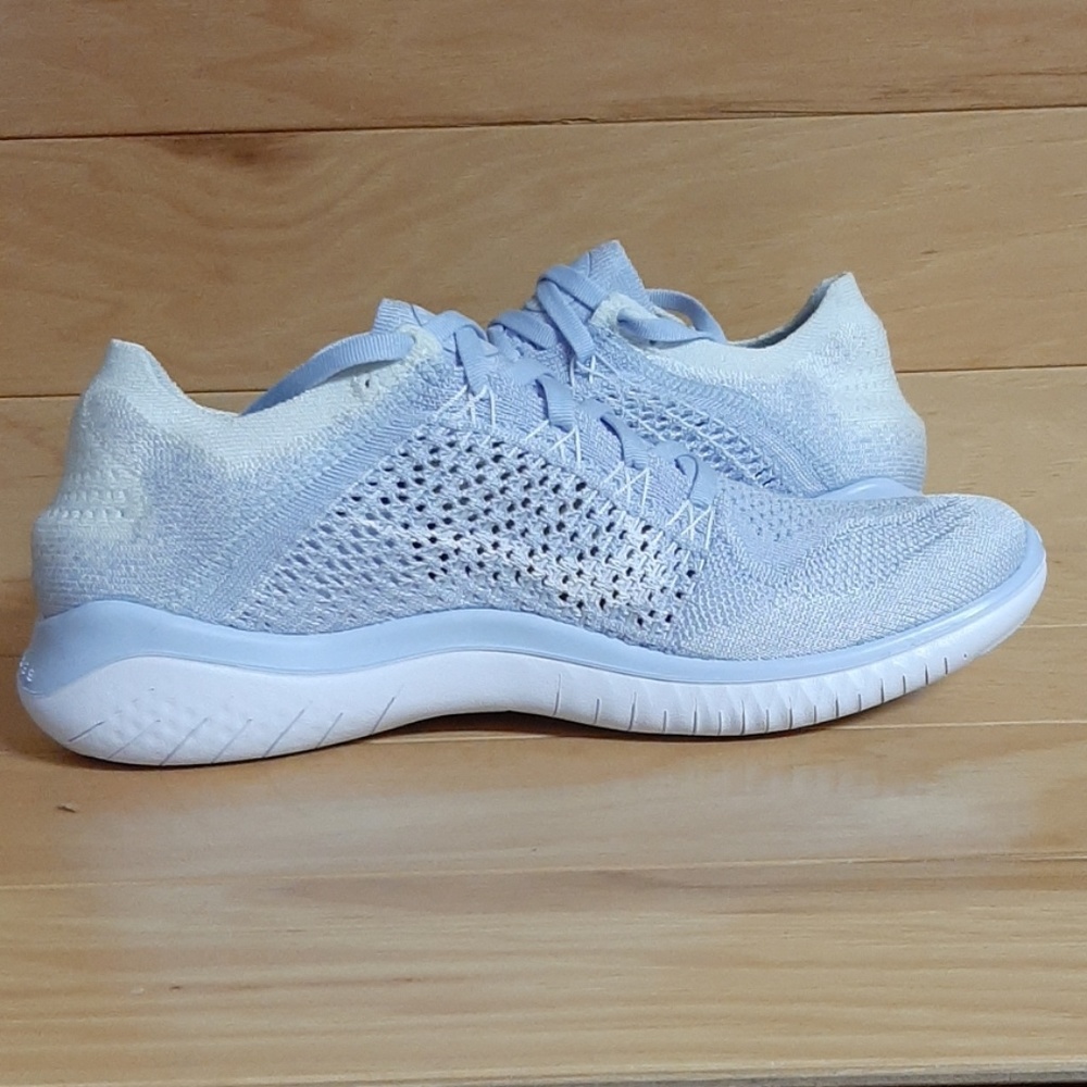 Womens Nike Free RN Flyknit 2018 Shoe 942839-403 - Picture 4 of 8